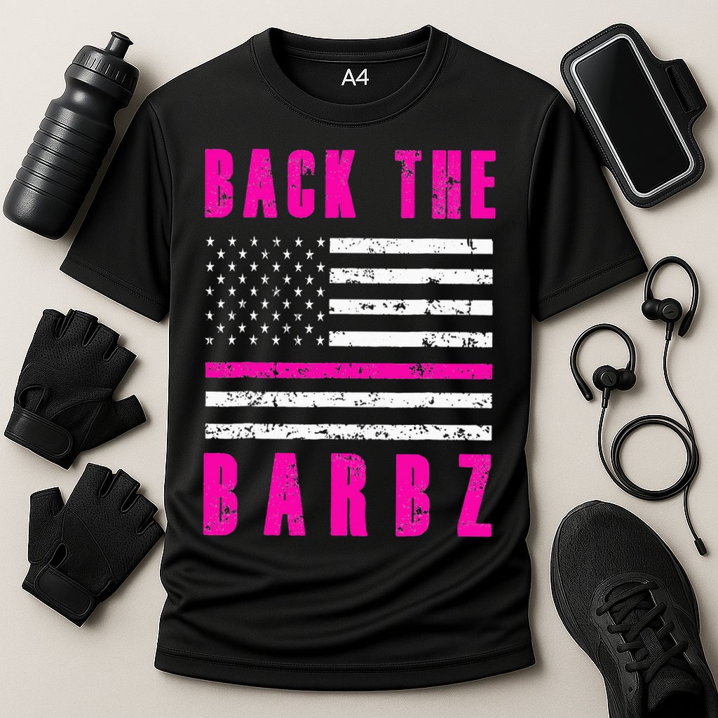 Back The Barbz Flag Love Barbs 4th Of July Cooling Performance Crew T-Shirt