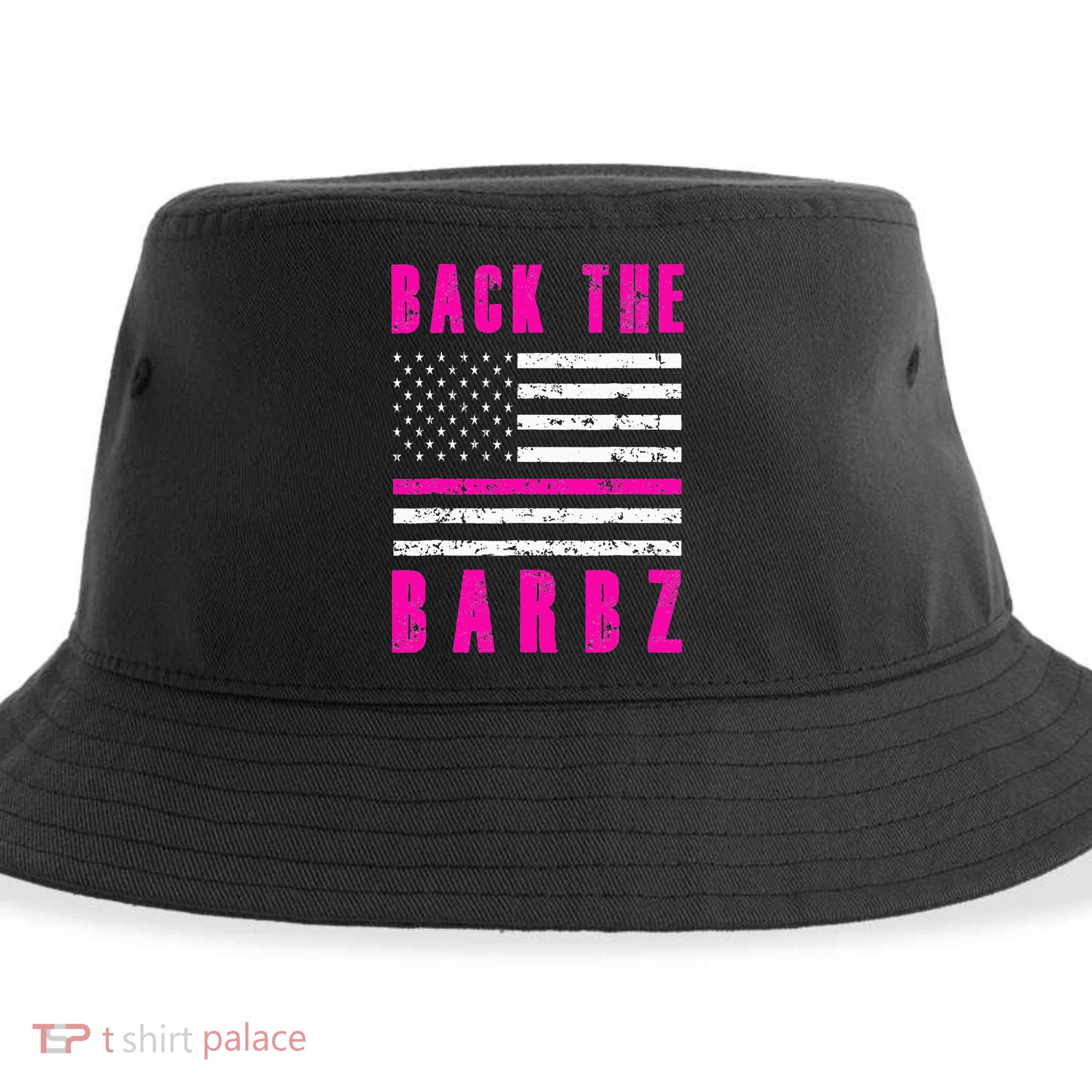 Back The Barbz Flag Love Barbs 4th Of July Sustainable Bucket Hat
