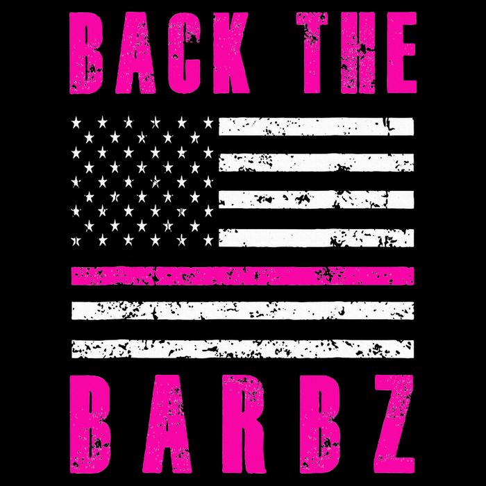 Back The Barbz Flag Love Barbs 4th Of July Bucket Hat