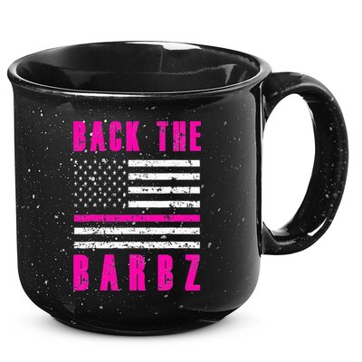 Back The Barbz Flag Love Barbs 4th Of July 15oz Campfire Ceramic Mug