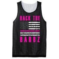 Back The Barbz Flag Love Barbs 4th Of July Mesh Reversible Basketball Jersey Tank