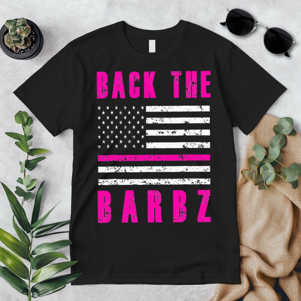 Back The Barbz Flag Love Barbs 4th Of July Premium T-Shirt