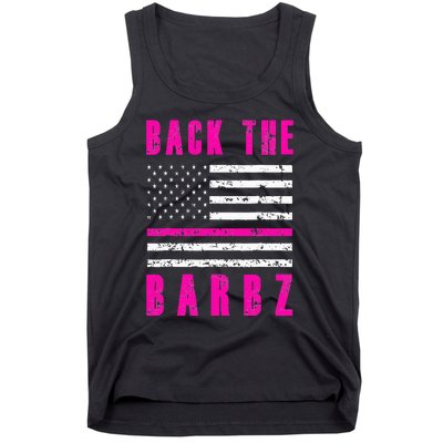 Back The Barbz Flag Love Barbs 4th Of July Tank Top