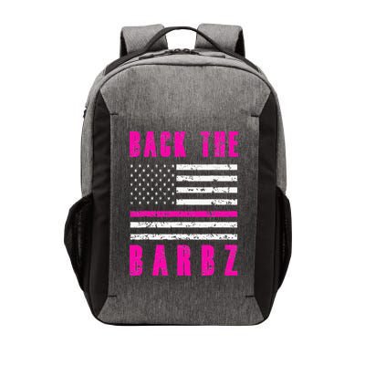 Back The Barbz Flag Love Barbs 4th Of July Vector Backpack