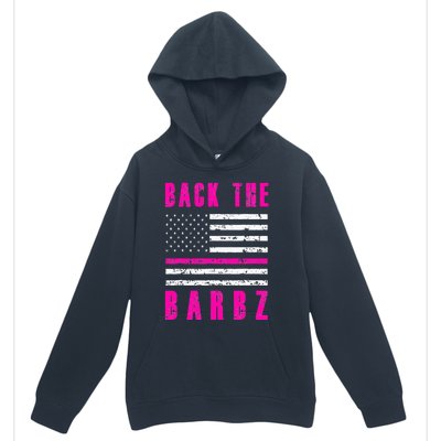 Back The Barbz Flag Love Barbs 4th Of July Urban Pullover Hoodie