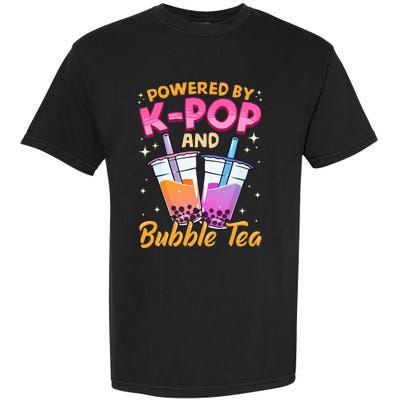 Bubble Tea Boba K POP Music Lover Korean Milk Anime Gift Garment-Dyed Heavyweight T-Shirt