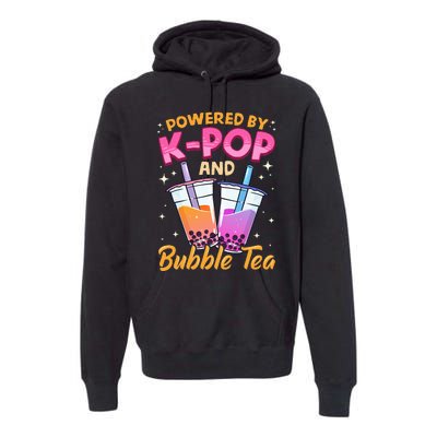 Bubble Tea Boba K POP Music Lover Korean Milk Anime Gift Premium Hoodie