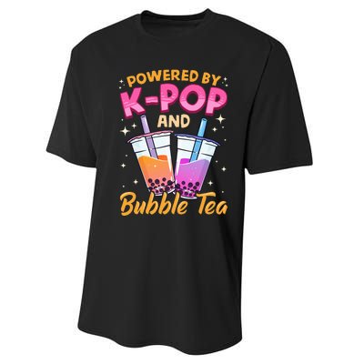 Bubble Tea Boba K POP Music Lover Korean Milk Anime Gift Performance Sprint T-Shirt