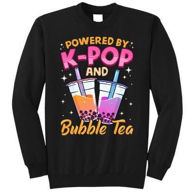 Bubble Tea Boba K POP Music Lover Korean Milk Anime Gift Tall Sweatshirt