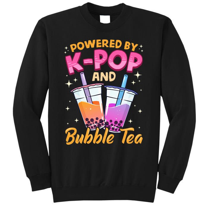 Bubble Tea Boba K POP Music Lover Korean Milk Anime Gift Tall Sweatshirt