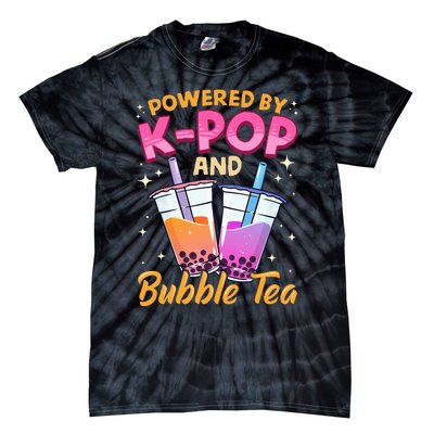 Bubble Tea Boba K POP Music Lover Korean Milk Anime Gift Tie-Dye T-Shirt