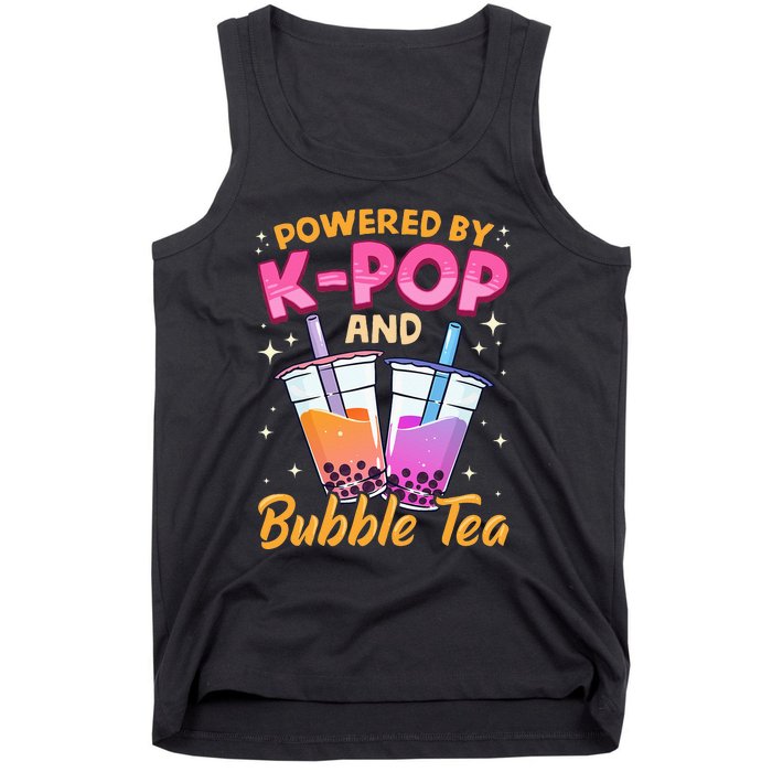 Bubble Tea Boba K POP Music Lover Korean Milk Anime Gift Tank Top