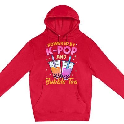 Bubble Tea Boba K POP Music Lover Korean Milk Anime Gift Premium Pullover Hoodie