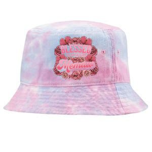 Blessed To Be Called Memaw Floral Cute Mothers Day Funny Gift Tie-Dyed Bucket Hat