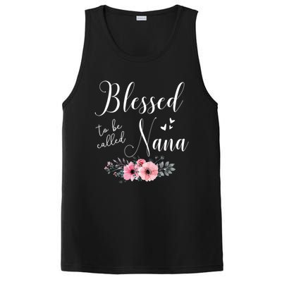 Blessed To Be Nana Women Grandma MotherS Day Christmas PosiCharge Competitor Tank