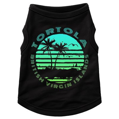Bvi Tortola British Caribbean Island Souvenir Doggie Tank