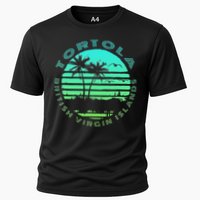 Bvi Tortola British Caribbean Island Souvenir Cooling Performance Crew T-Shirt