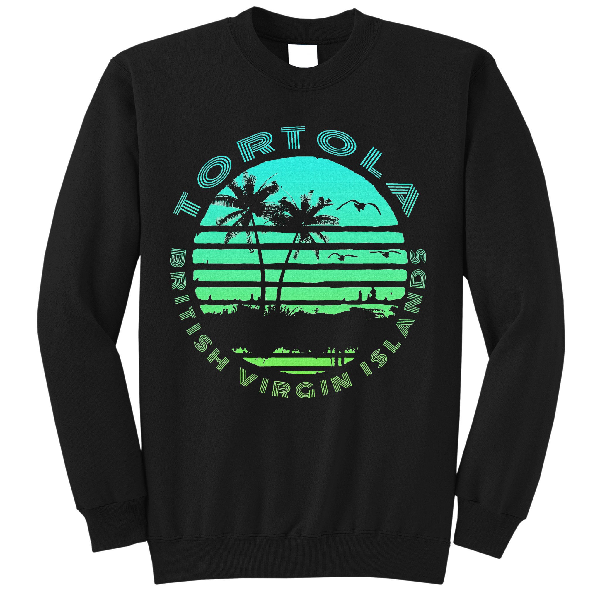 Bvi Tortola British Caribbean Island Souvenir Sweatshirt