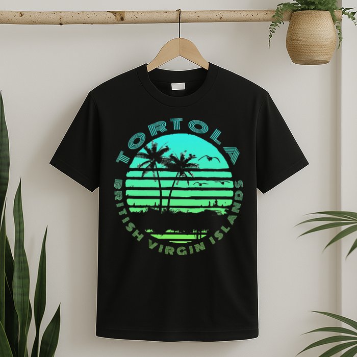 Bvi Tortola British Caribbean Island Souvenir T-Shirt