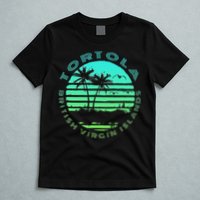 Bvi Tortola British Caribbean Island Souvenir T-Shirt
