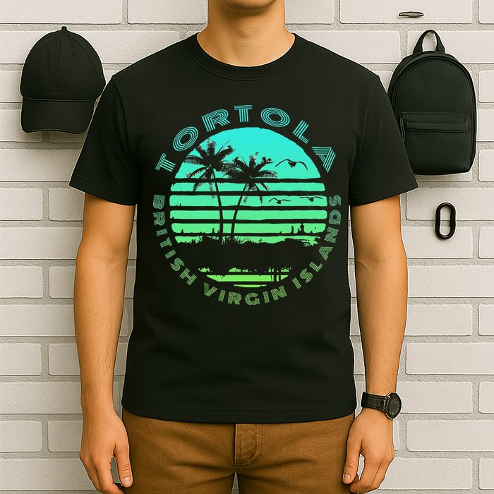 Bvi Tortola British Caribbean Island Souvenir T-Shirt