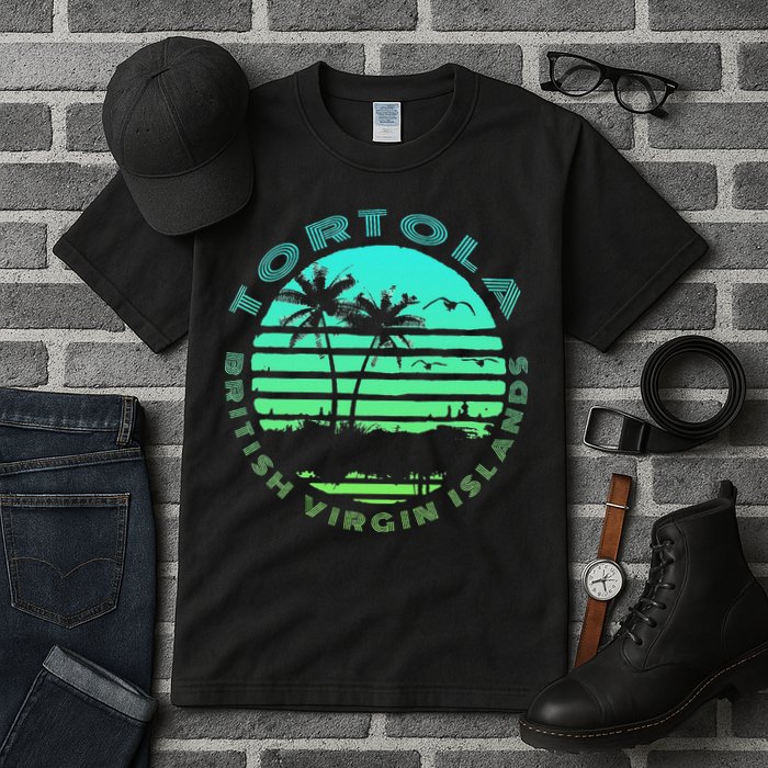 Bvi Tortola British Caribbean Island Souvenir Tall T-Shirt