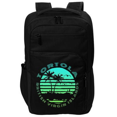Bvi Tortola British Caribbean Island Souvenir Impact Tech Backpack