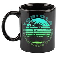 Bvi Tortola British Caribbean Island Souvenir 11oz C Handle Ceramic Mug
