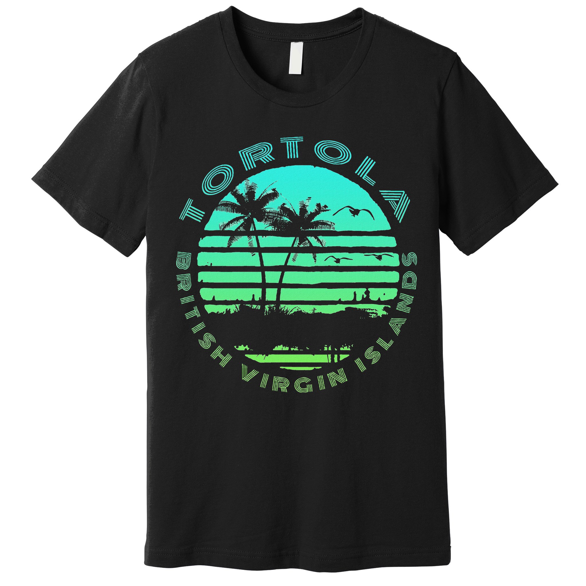 Bvi Tortola British Caribbean Island Souvenir Premium T-Shirt