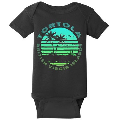 Bvi Tortola British Caribbean Island Souvenir Baby Bodysuit