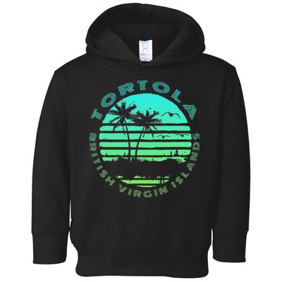 Bvi Tortola British Caribbean Island Souvenir Toddler Hoodie
