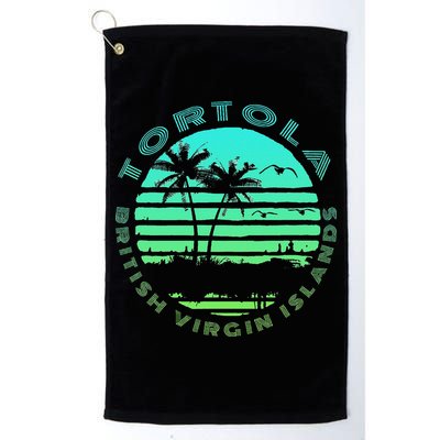Bvi Tortola British Caribbean Island Souvenir Golf Towel