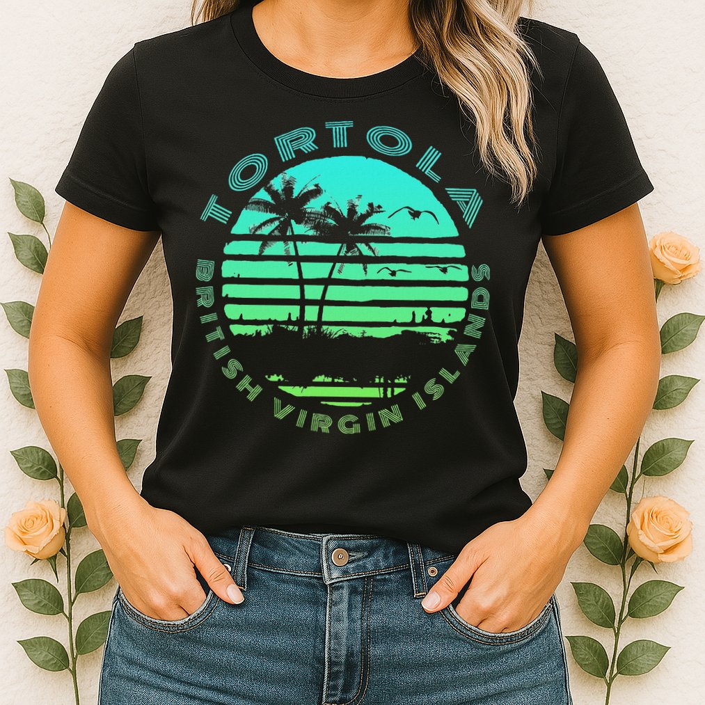 Bvi Tortola British Caribbean Island Souvenir Womens T-Shirt