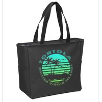 Bvi Tortola British Caribbean Island Souvenir Zip Tote Bag