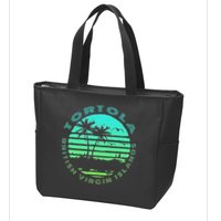 Bvi Tortola British Caribbean Island Souvenir Zip Tote Bag