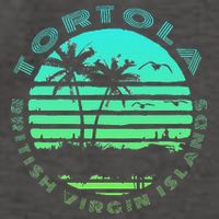 Bvi Tortola British Caribbean Island Souvenir Vector Backpack