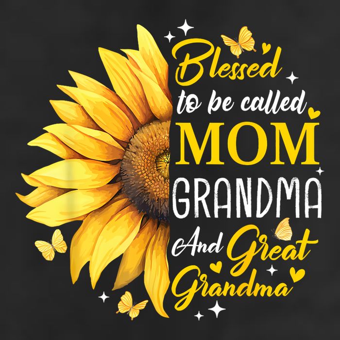 Blessed To Be Called Mom Grandma Great Grandma Mother's Day 7 Panel Mesh Trucker Snapback Hat
