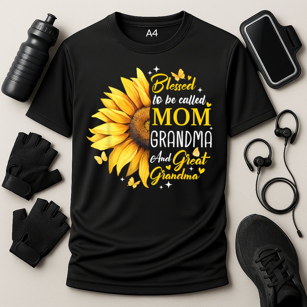 Blessed To Be Called Mom Grandma Great Grandma Mother's Day Cooling Performance Crew T-Shirt