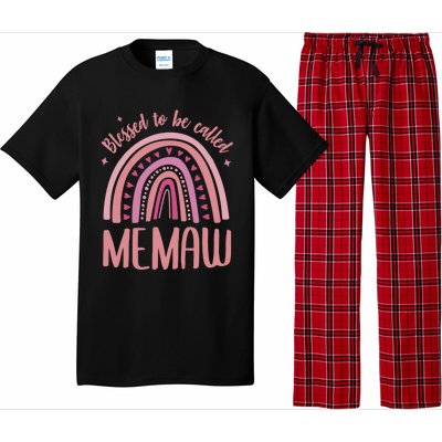 Blessed To Be Called Memaw Idea Mothers Day Memaw Meaningful Gift Pajama Set