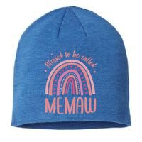 Blessed To Be Called Memaw Idea Mothers Day Memaw Meaningful Gift Sustainable Beanie