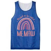 Blessed To Be Called Memaw Idea Mothers Day Memaw Meaningful Gift Mesh Reversible Basketball Jersey Tank