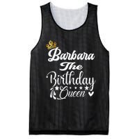 Barbara The Birthday Queen Happy Birthday For Women Mesh Reversible Basketball Jersey Tank