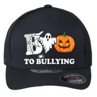 Boo To Bullying Ghost Anti Bully Unity Day Flexfit Unipanel Trucker Cap