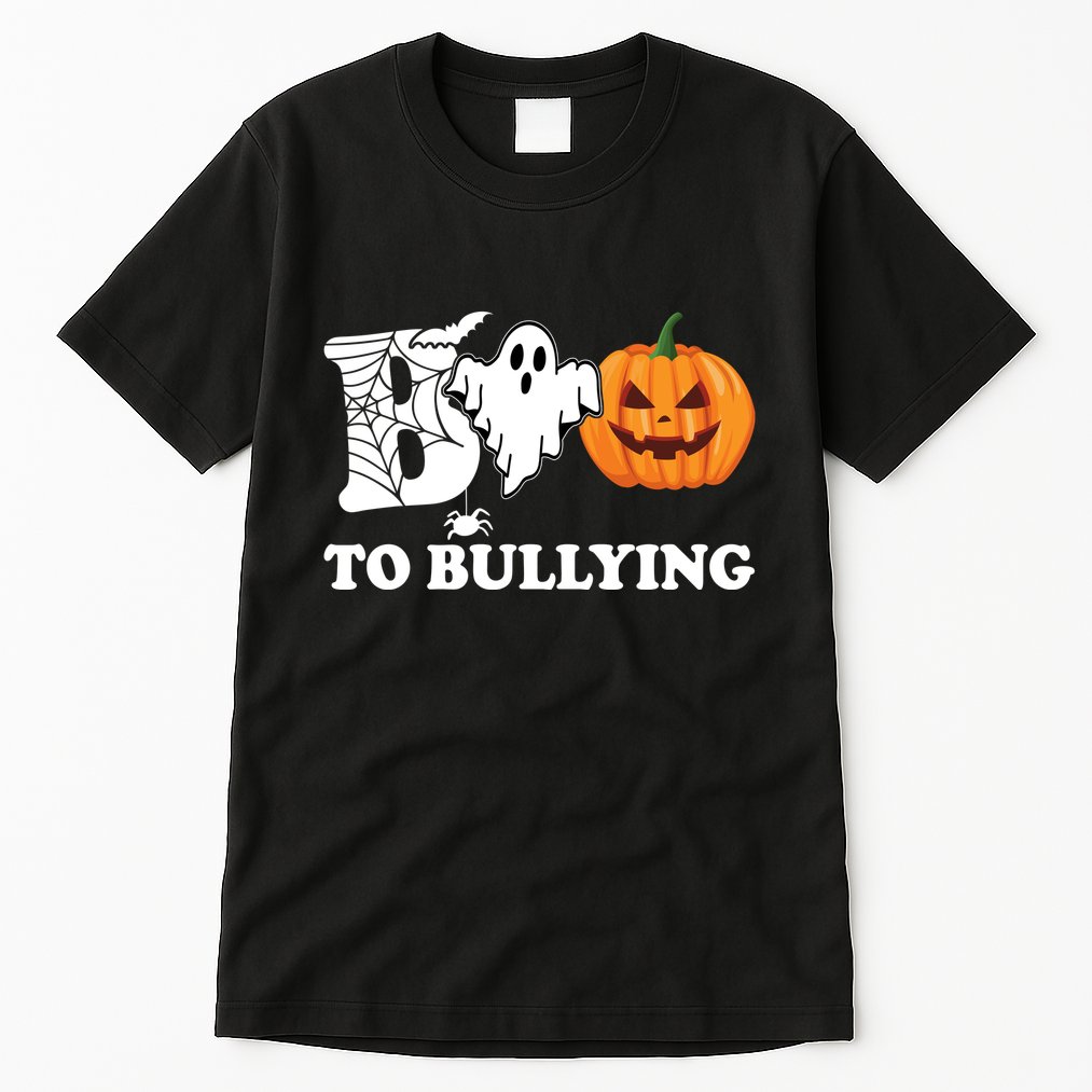 Boo To Bullying Ghost Anti Bully Unity Day Tall T-Shirt