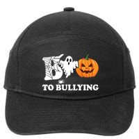 Boo To Bullying Ghost Anti Bully Unity Day 7-Panel Snapback Hat