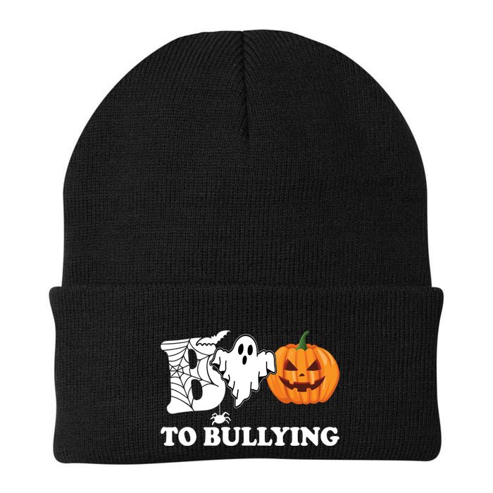 Boo To Bullying Ghost Anti Bully Unity Day Knit Cap Winter Beanie
