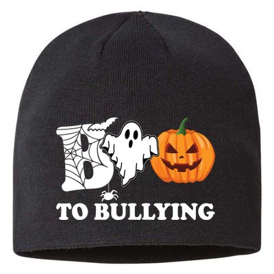 Boo To Bullying Ghost Anti Bully Unity Day Sustainable Beanie