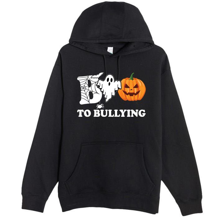 Boo To Bullying Ghost Anti Bully Unity Day Premium Pullover Hoodie