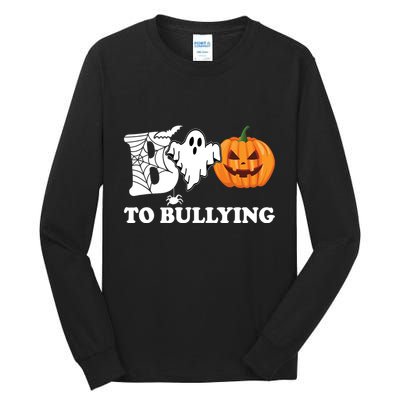 Boo To Bullying Ghost Anti Bully Unity Day Tall Long Sleeve T-Shirt