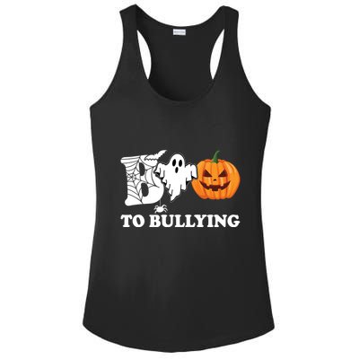 Boo To Bullying Ghost Anti Bully Unity Day Ladies PosiCharge Competitor Racerback Tank